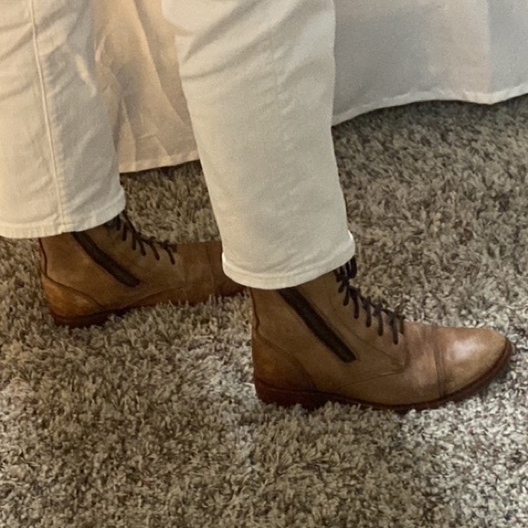 Bedstu Lace Up Boots in Natural - Picture 5 of 12